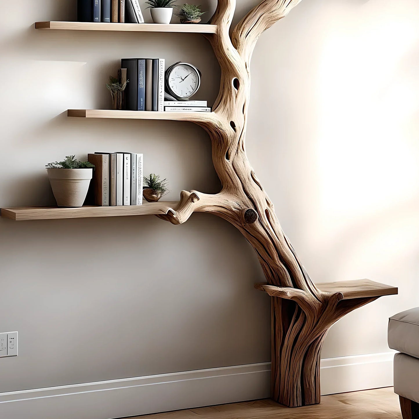 Children's bookcases, wall-mounted decorative bookcases