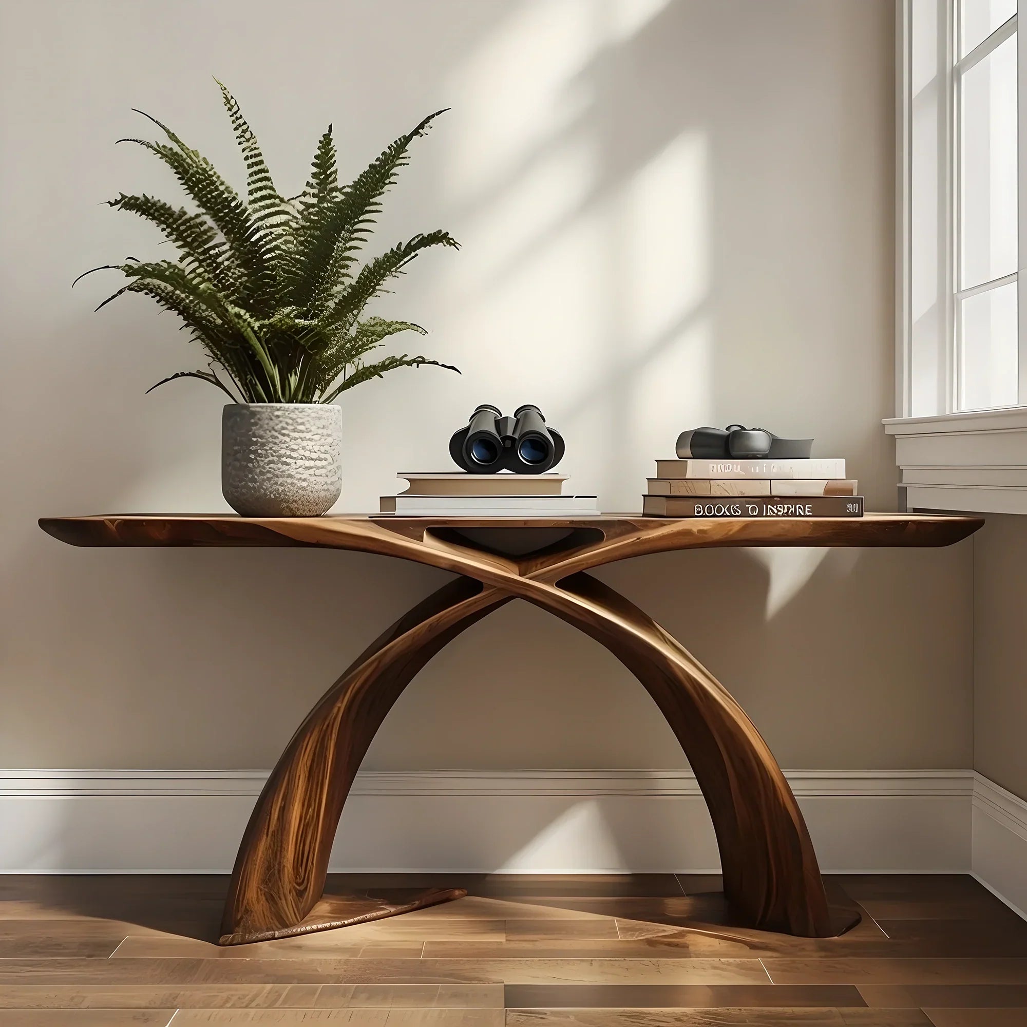 Farmhouse Solid Wood Console Table for a Warm and Inviting Home - Rustira