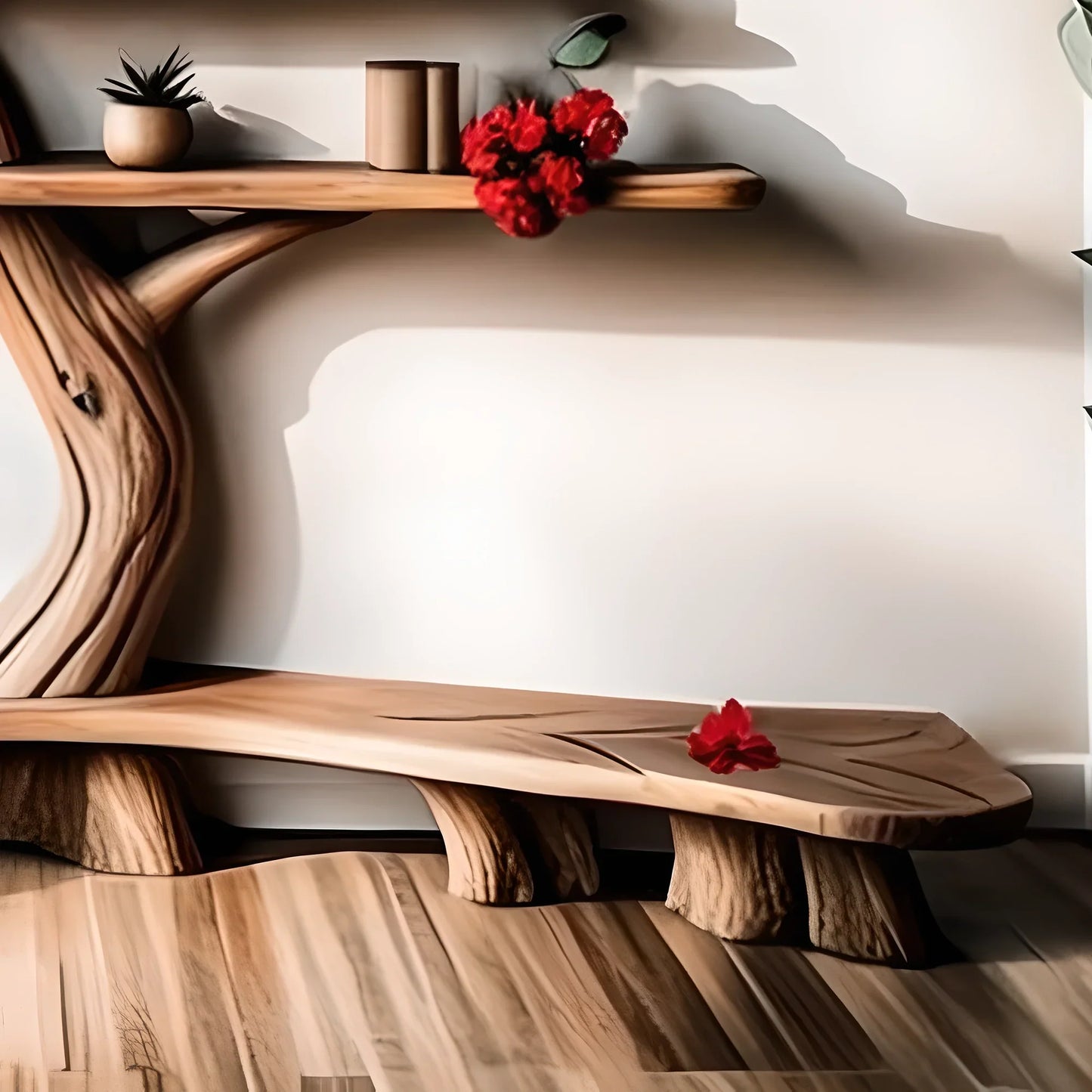 Living room decorative bookshelf design combines classic and modern
