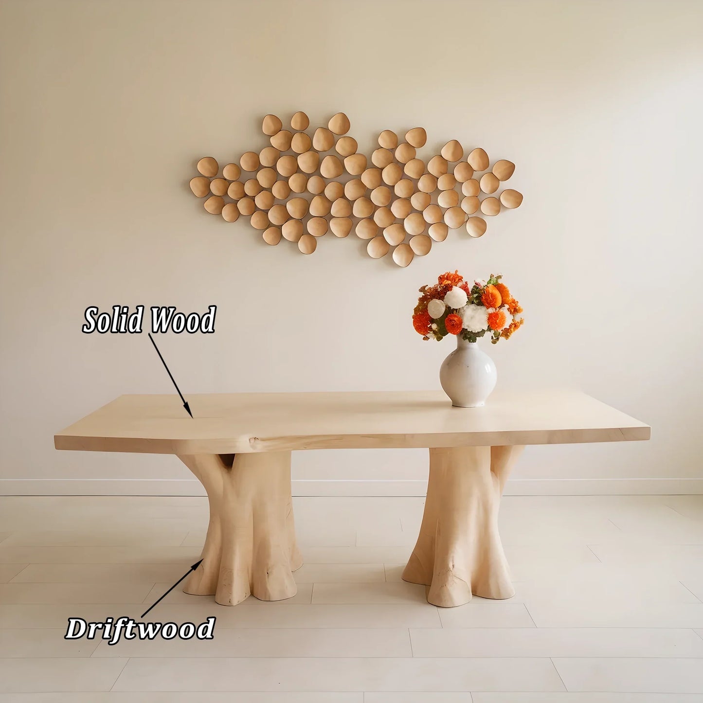 Rustic Console Table - Natural Rustic Style