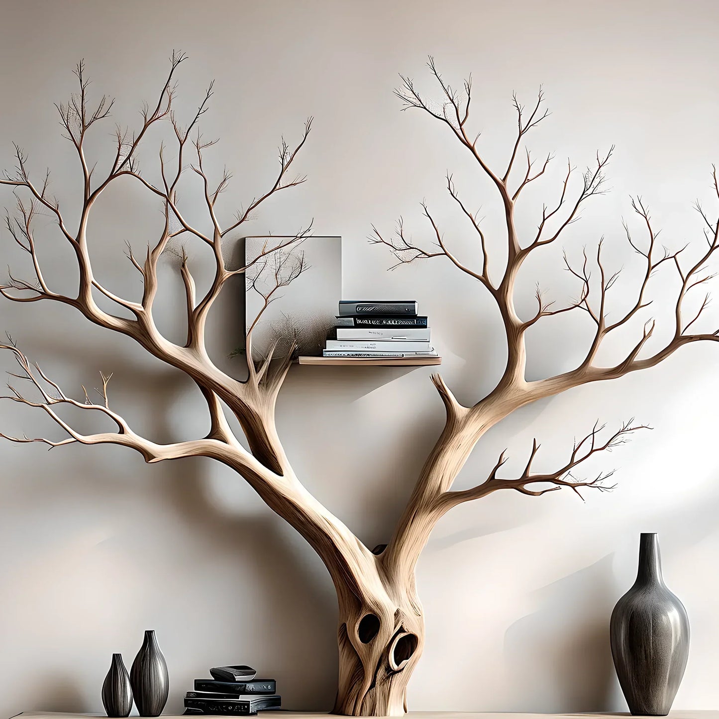 Tree-shaped reading table, children's study table, living room decoration table