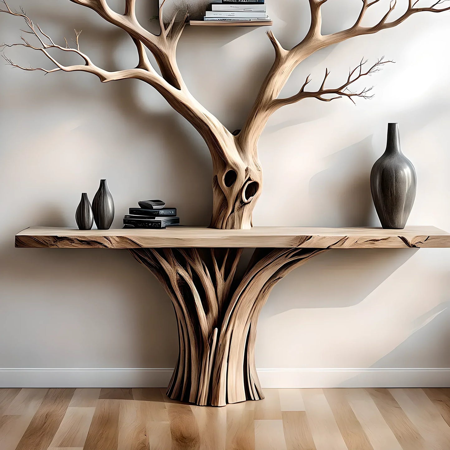 Tree-shaped reading table, children's study table, living room decoration table