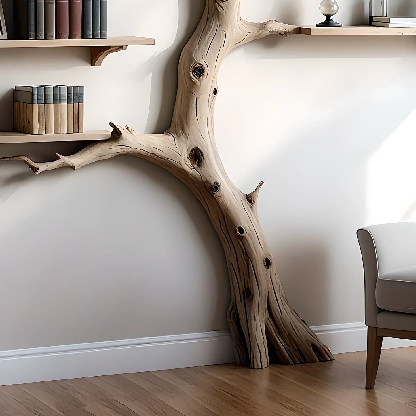 Wall decoration shelves, souvenir display shelves, tree-shaped bookshelf for room decoration