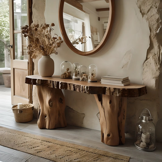 Modern Farmhouse Console Table for Stylish and Functional Living