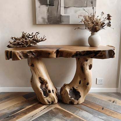 Wood Console Table Hallway Table Farmhouse Decor