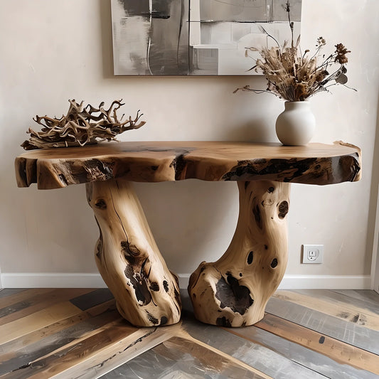 Wood Console Table Hallway Table Farmhouse Decor