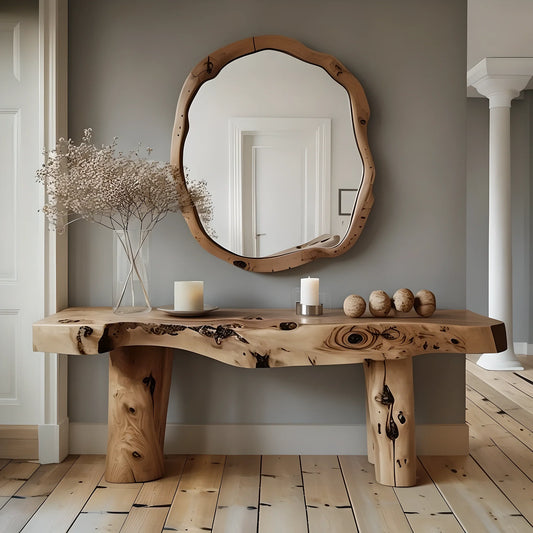 Functional Solid Wood Console Table To Elevate Your Living Space
