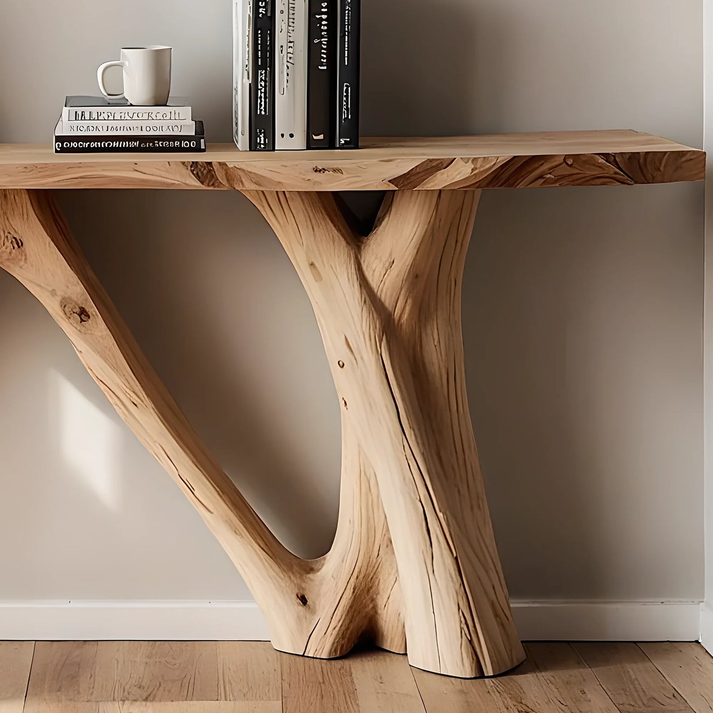 Unique Live Edge Home Console – Artisan Handmade Wood Furniture
