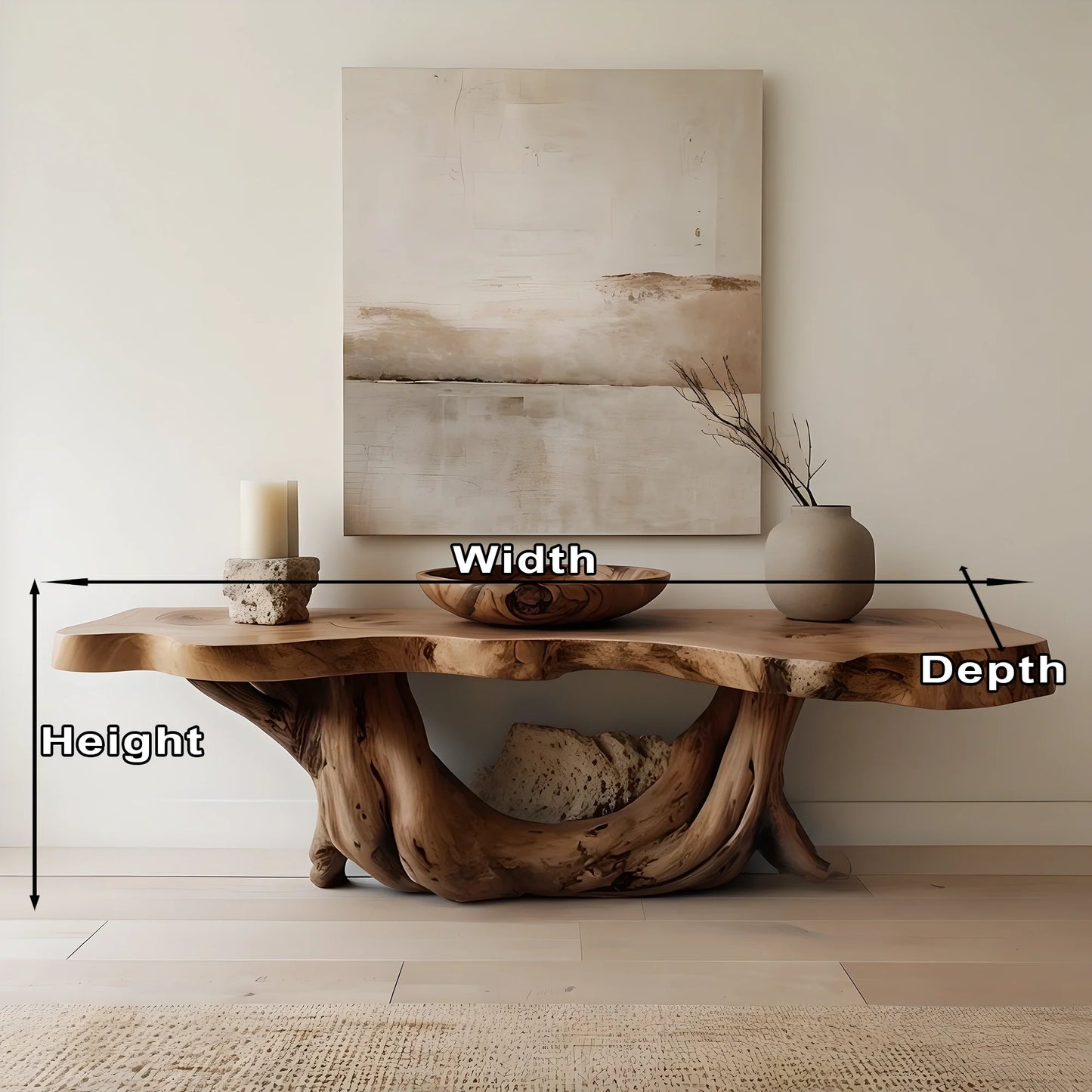 Rustic Farmhouse Console Table to Elevate Your Living Space