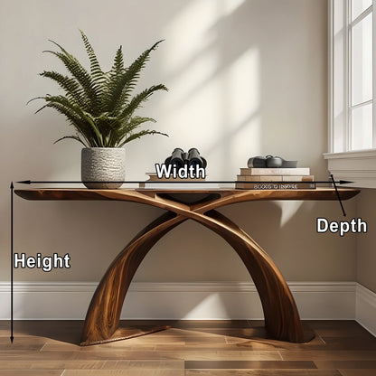 Farmhouse Solid Wood Console Table for a Warm and Inviting Home