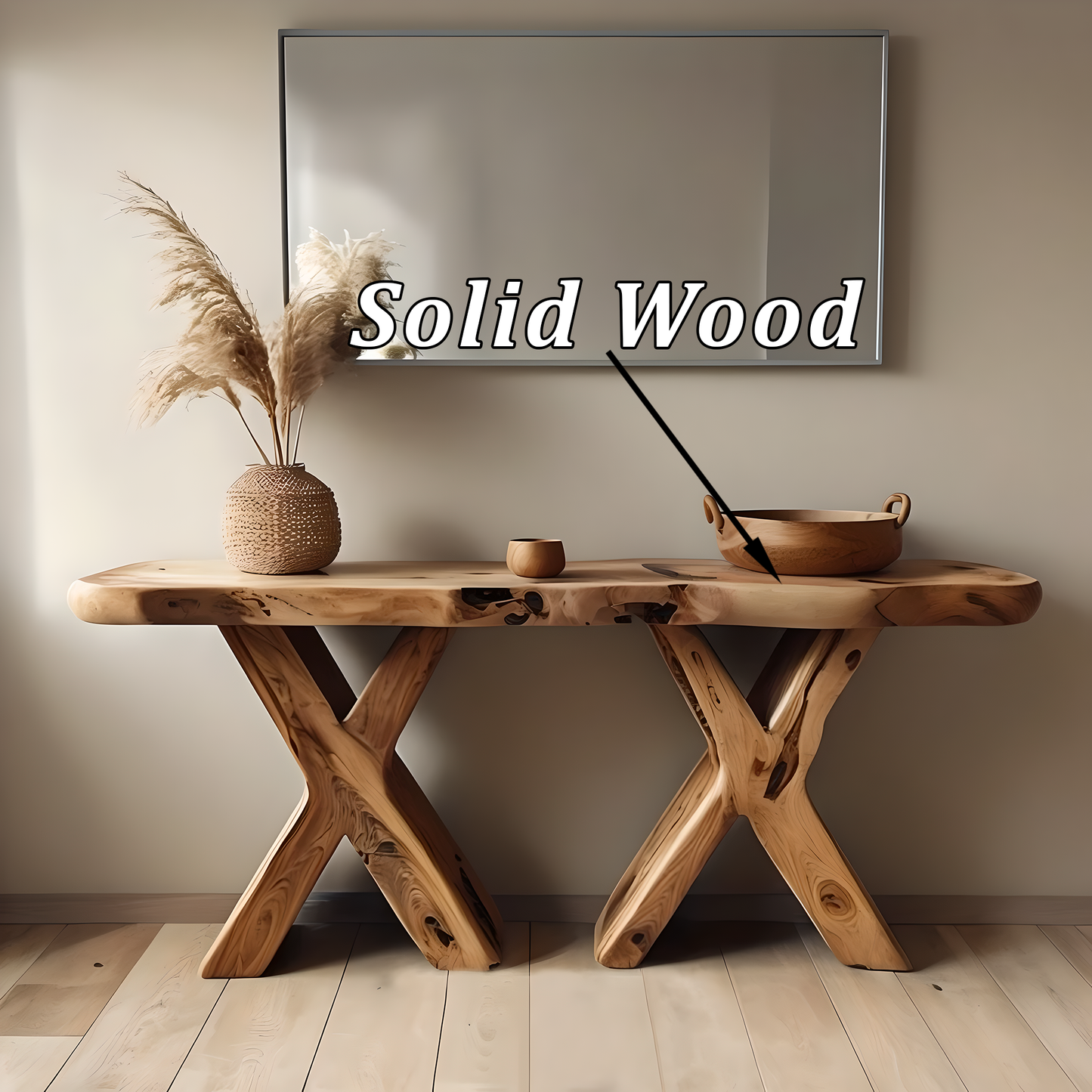 Farmhouse Console Table Home Decor