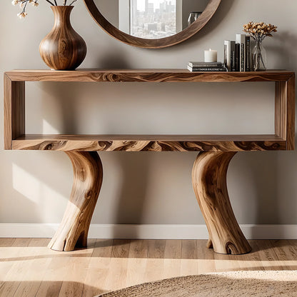 Eco-Friendly Solid Wood Home Console – Artisan Handmade Furniture
