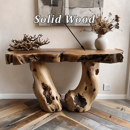 Wood Console Table Hallway Table Farmhouse Decor