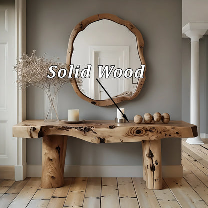 Functional Solid Wood Console Table To Elevate Your Living Space