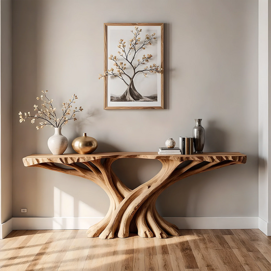 Versatile Rustic Home Console Table – Handmade from Premium Wood