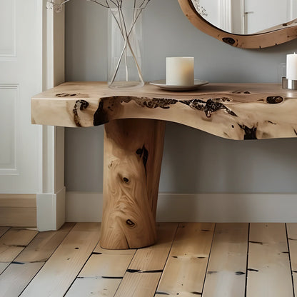 Functional Solid Wood Console Table To Elevate Your Living Space