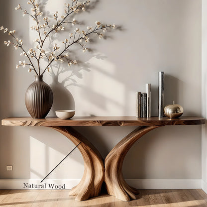 Eco-Friendly Solid Wood Home Console – Artisan Handmade Furniture