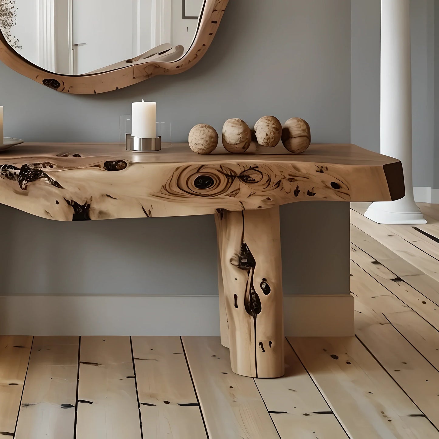 Functional Solid Wood Console Table To Elevate Your Living Space