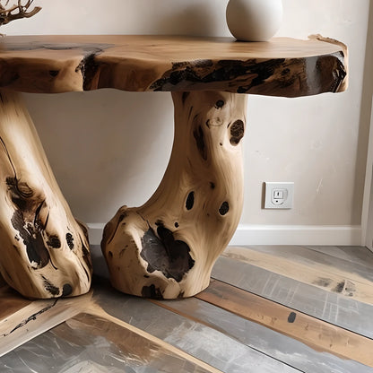 Wood Console Table Hallway Table Farmhouse Decor