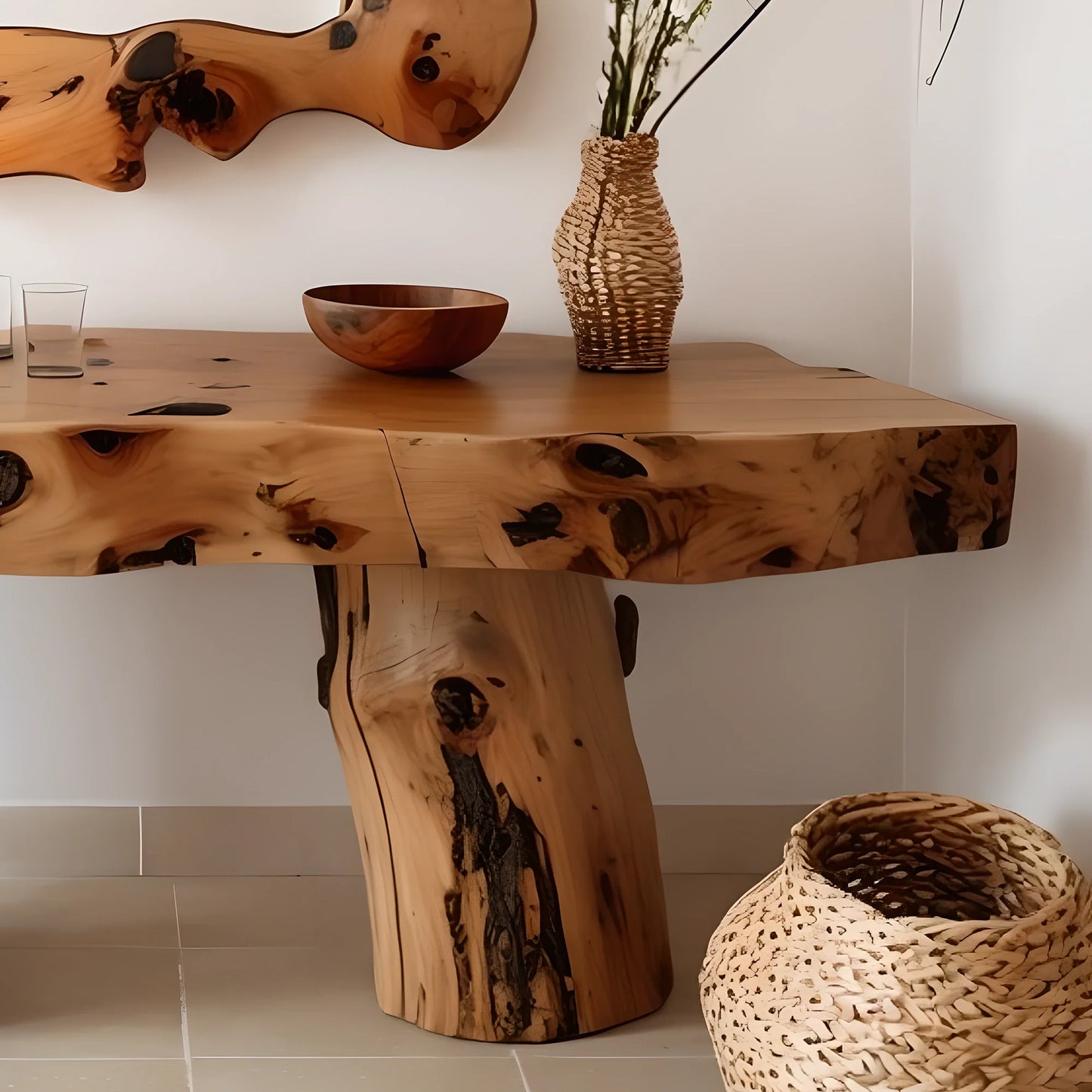 Handcrafted Farmhouse Entryway Table for a Cozy Home Atmosphere