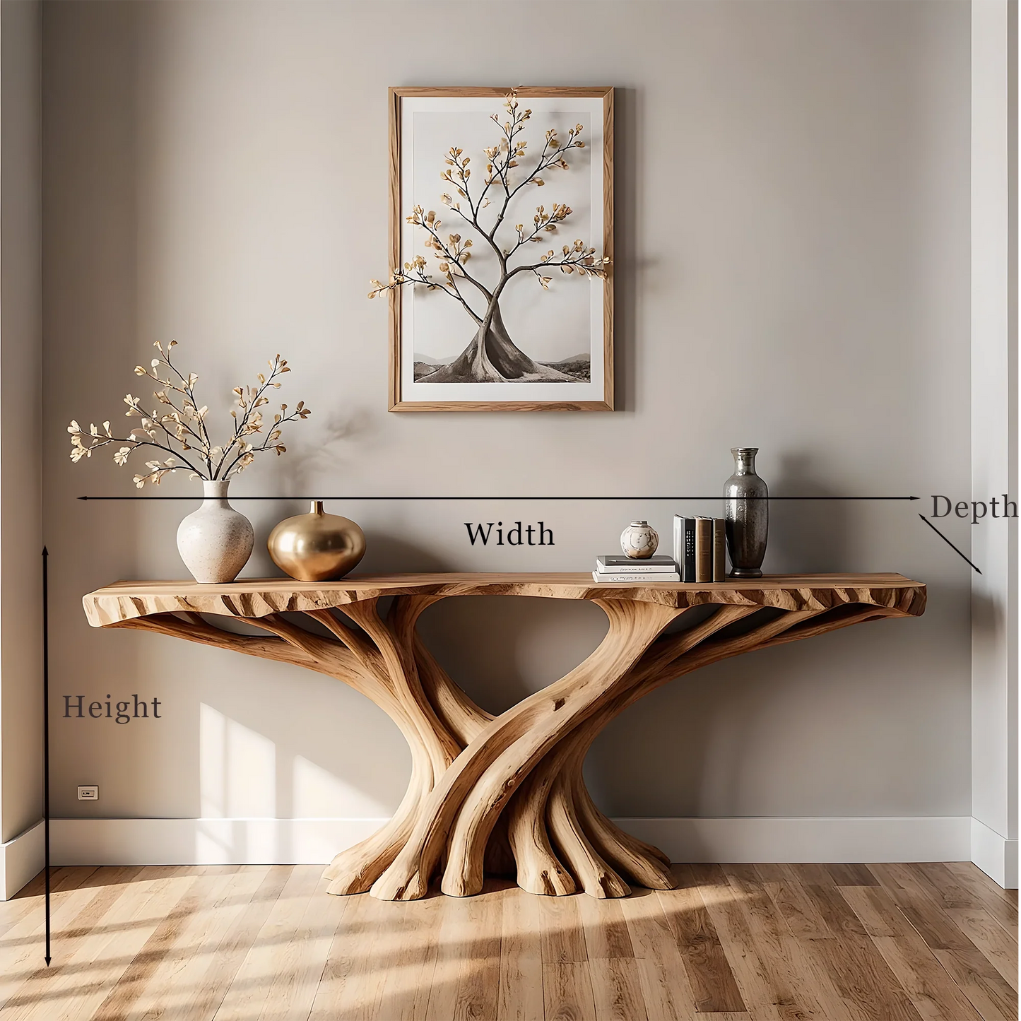Versatile Rustic Home Console Table – Handmade from Premium Wood