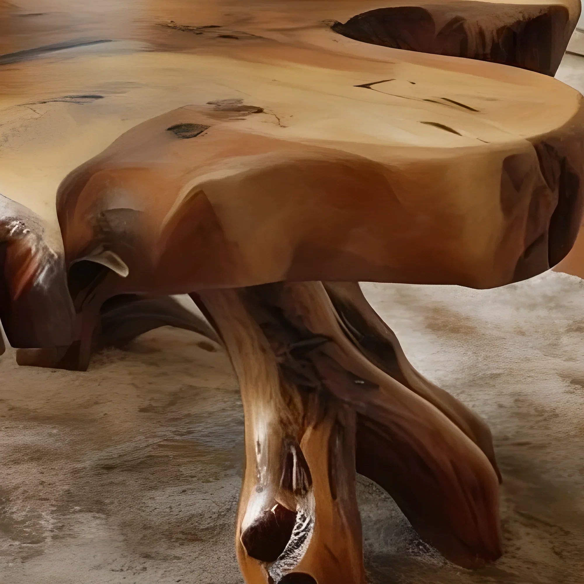 Classic Solid Wood Coffee Table - Timeless Design 