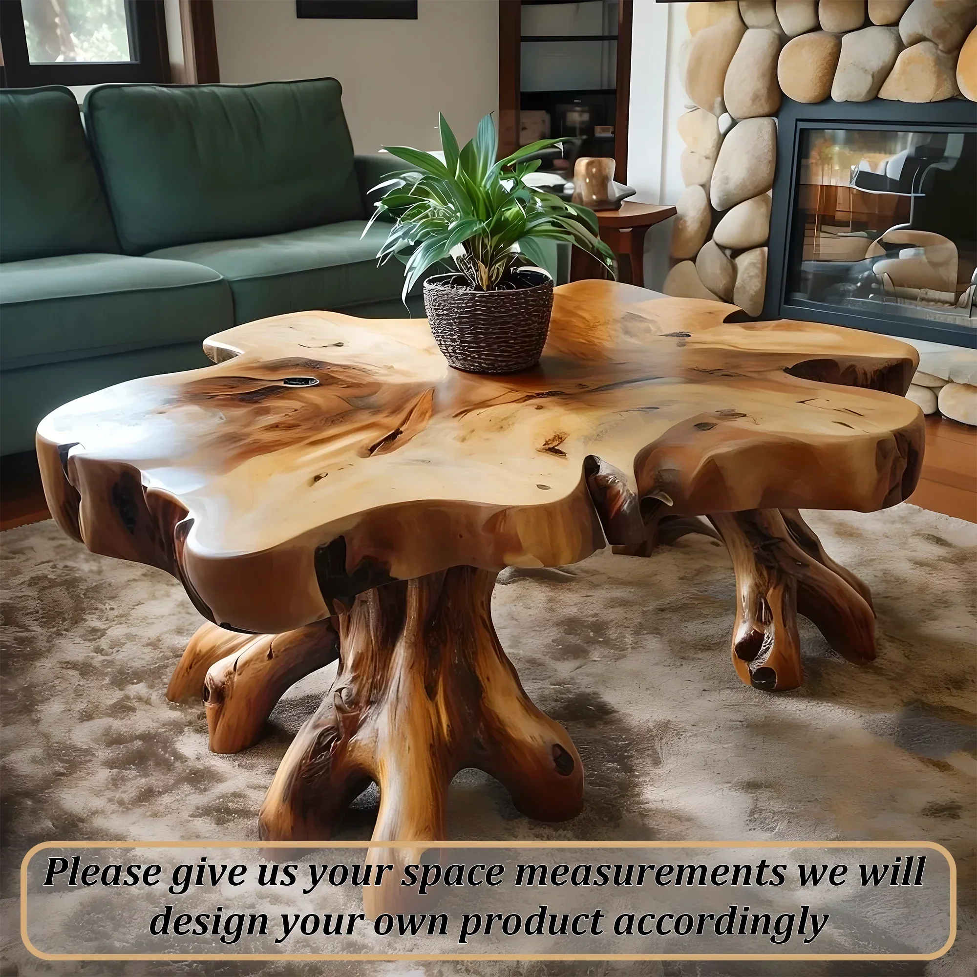 Classic Solid Wood Coffee Table - Timeless Design 