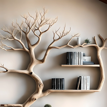 Driftwood-shaped bookshelf, tree-shaped bookshelf 