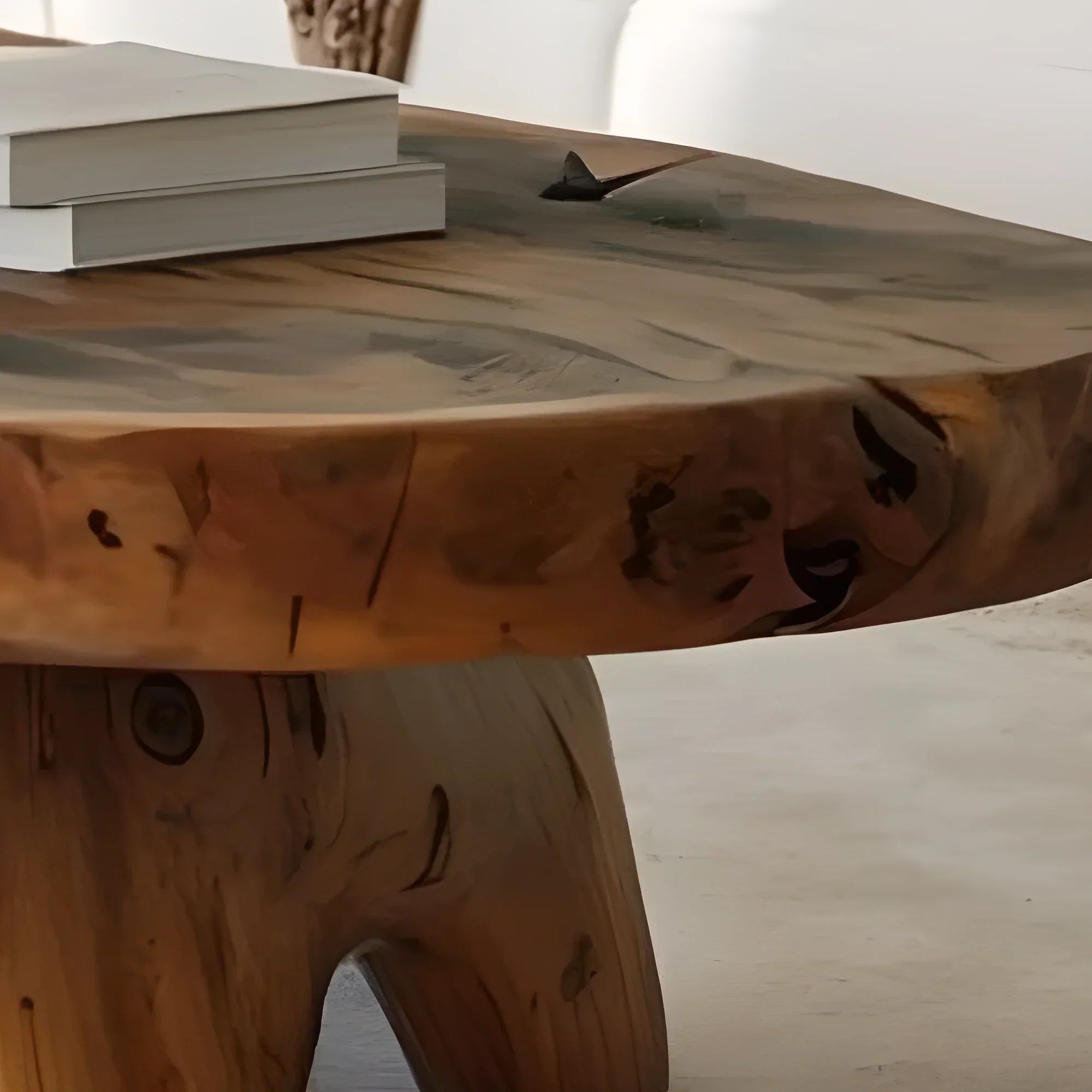 Handcrafted coffee table, modern driftwood coffee table, 