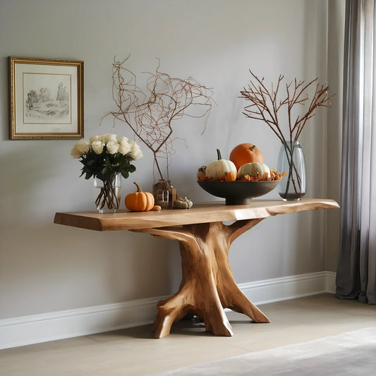 Handcrafted Entry Table - The Sophisticated Space Organization Solution 