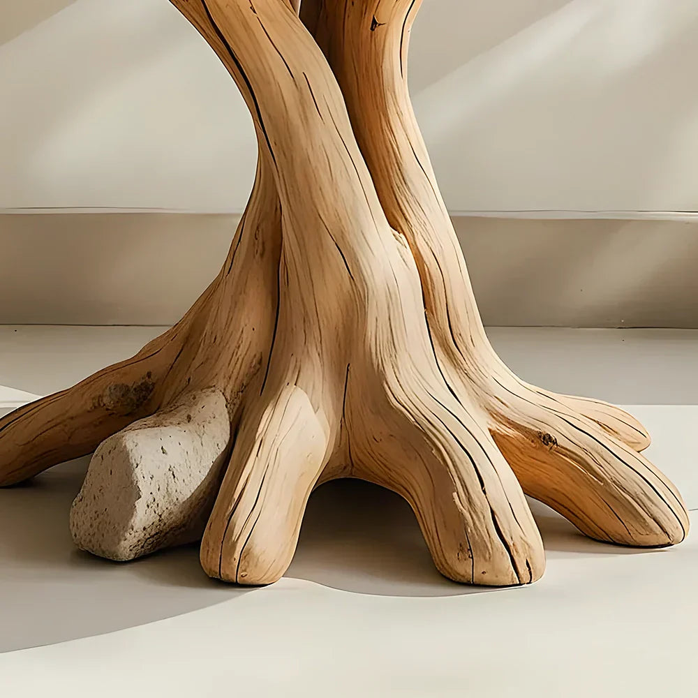 Solid wood table, handmade round table, live edge table, rustic table, handmade table unique home decor 