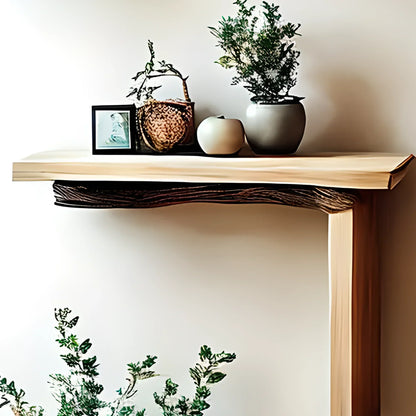Handmade natural wooden tree branch bookshelf, children's room bookshelf, gift 