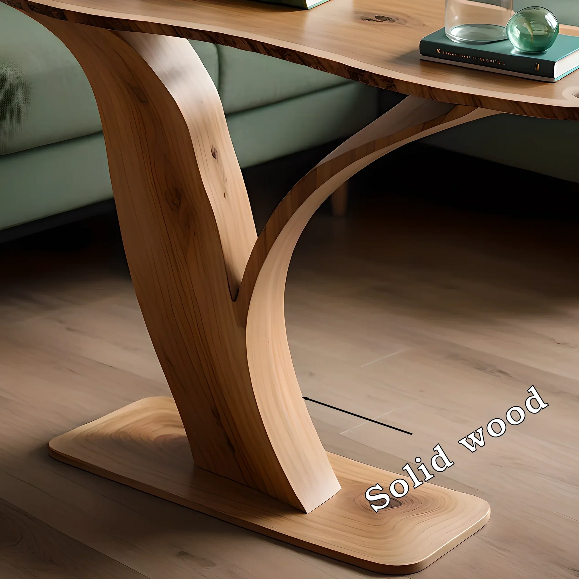 Handmade rustic natural wood console table, farmhouse style console table, living side table, entryway table, housewarming gift 