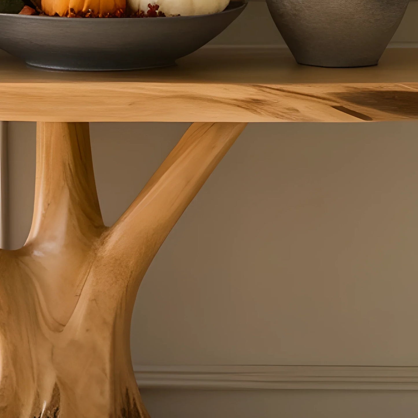 High-class Solid Wood Console Table - Creates a Classy Highlight for the Space 