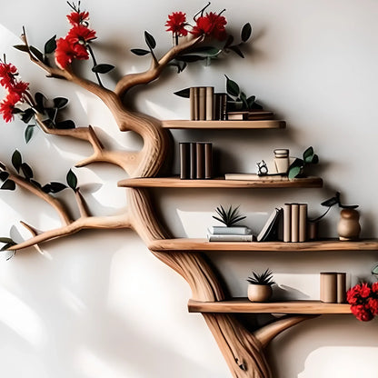 Living room decorative bookshelf design combines classic and modern 