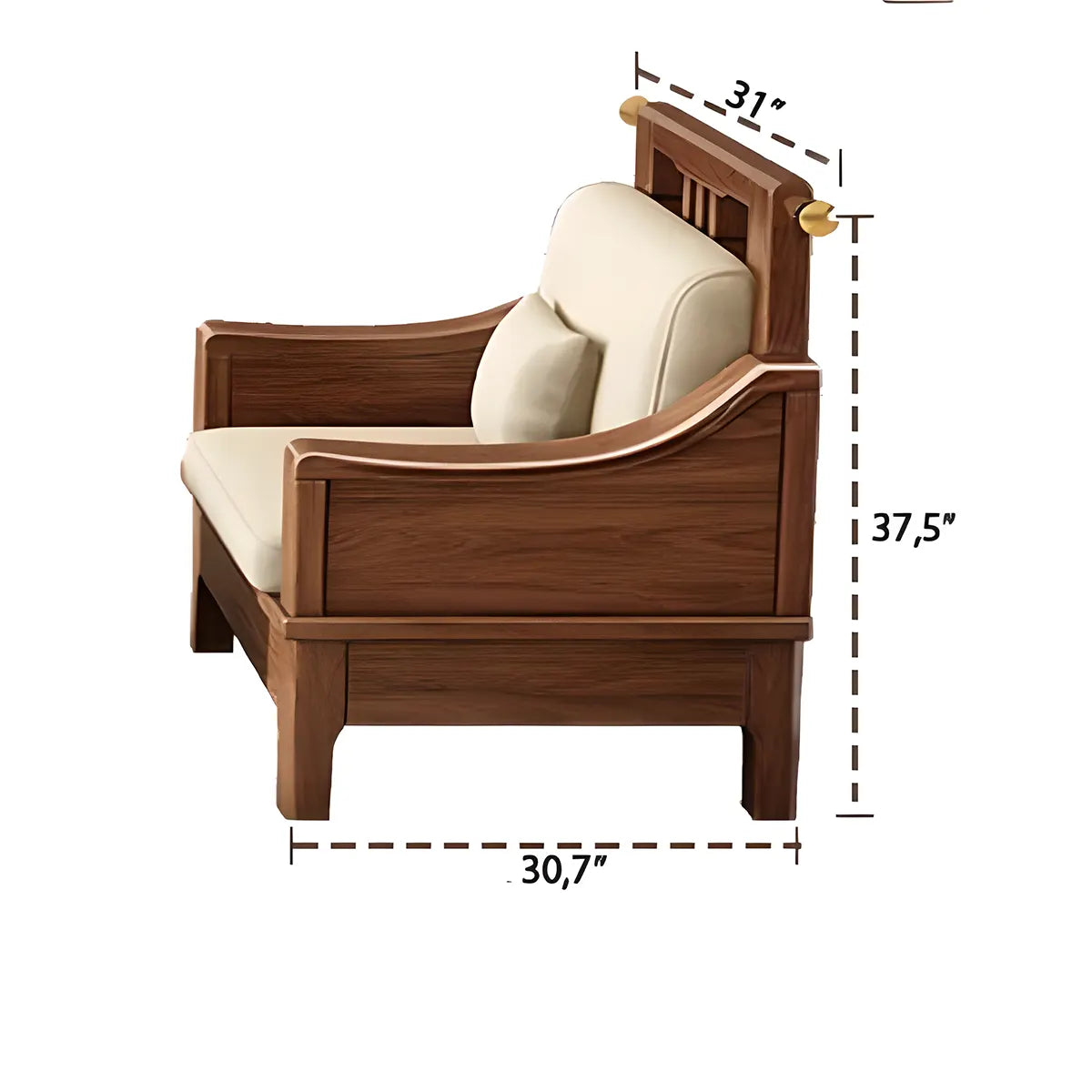 Natural Ash Wood Sofa – Sophisticated Design For Luxurious Living Room 