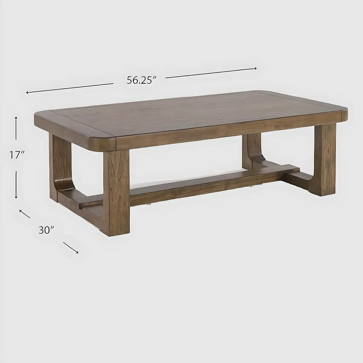 Natural Oak Coffee Table – Minimalist, Cozy Design 
