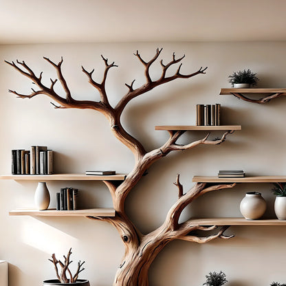 Perennial wooden bookshelf, solid wood bookshelf, office decoration bookshelf, home decoration 