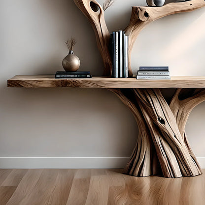 Reading table, children's study table, tree-shaped decorative table 