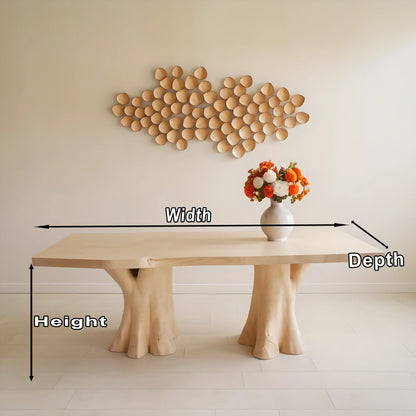 Rustic Console Table - Natural Rustic Style 
