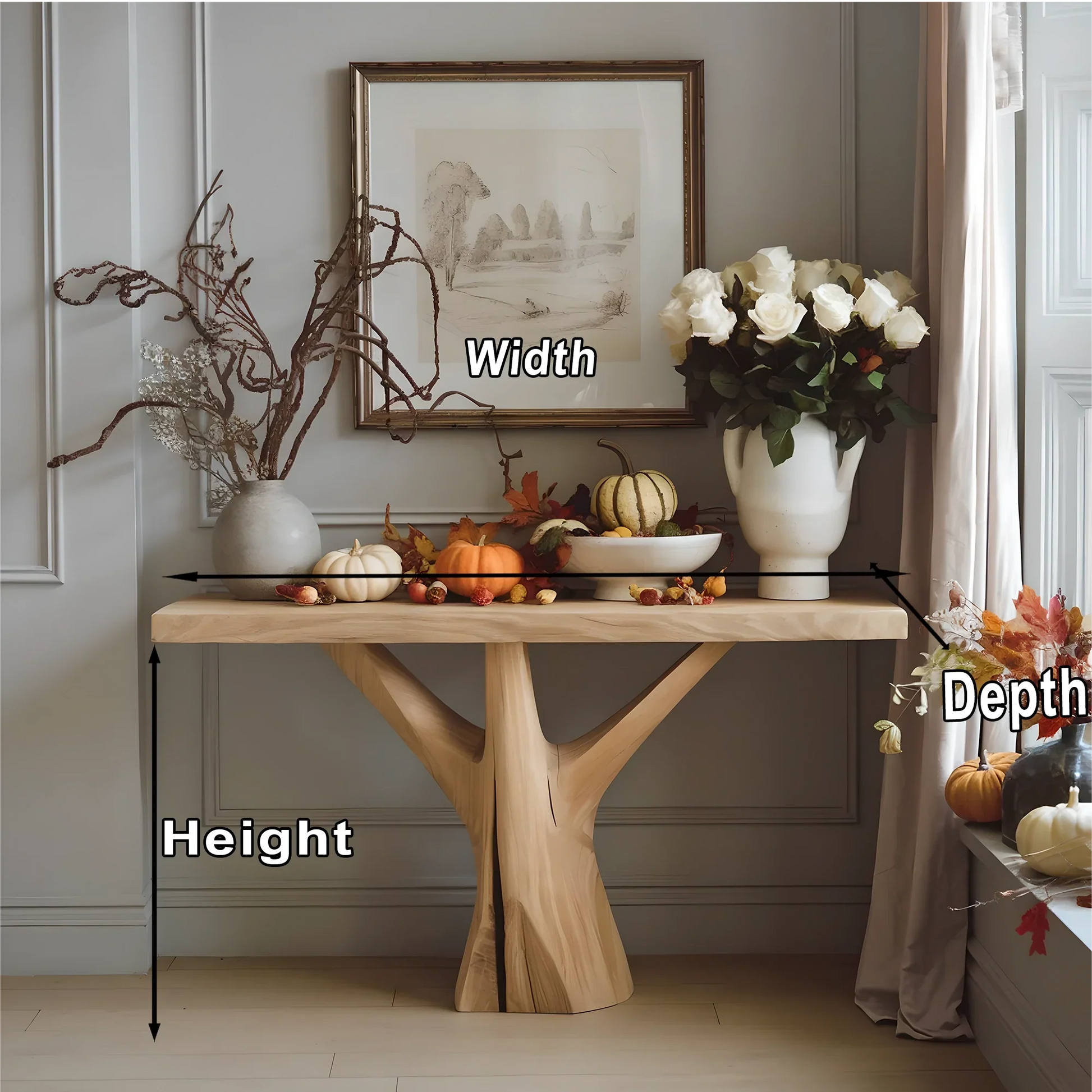 Rustic Console Table 