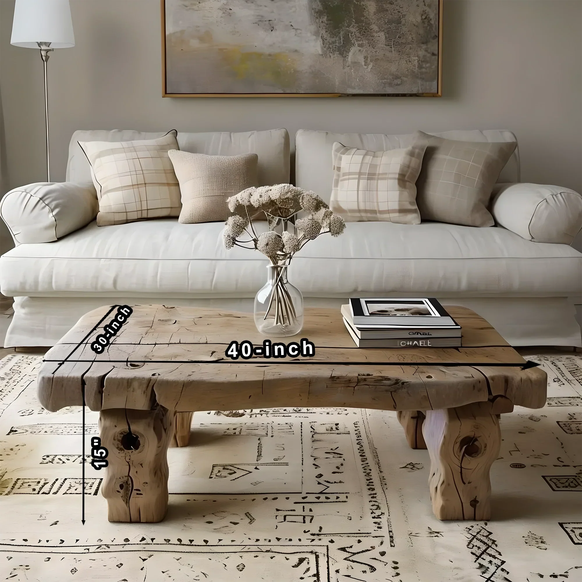rustic coffee table, driftwood coffee table 