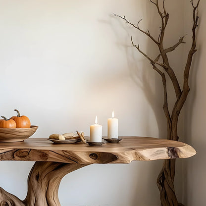 Solid wood console table, 100% handmade console table, rustic side table. 