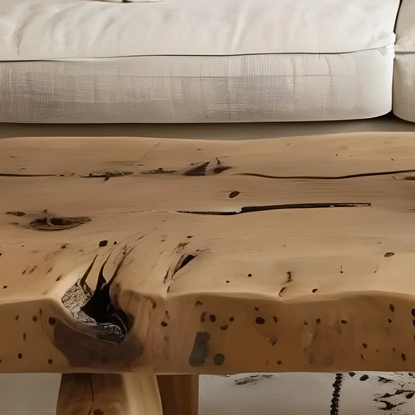 Solid wood sofa table 