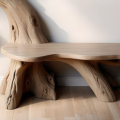 Tree shaped library bookcase handcrafted from premium wood 