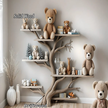 Wall-mounted tree bookshelf - Smart interior solution for children 