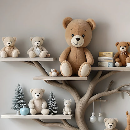 Wall-mounted tree bookshelf - Smart interior solution for children 