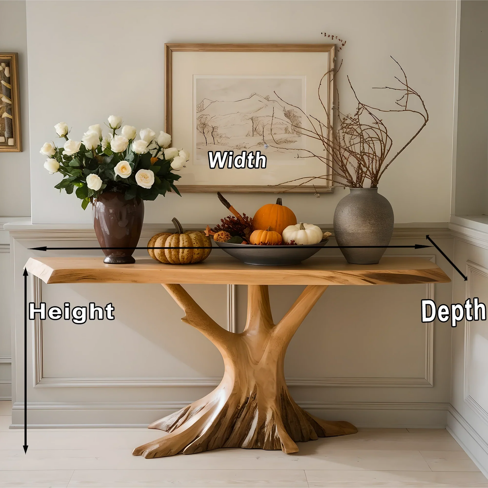 Wooden Console Table - Superior Durability And Natural Beauty 