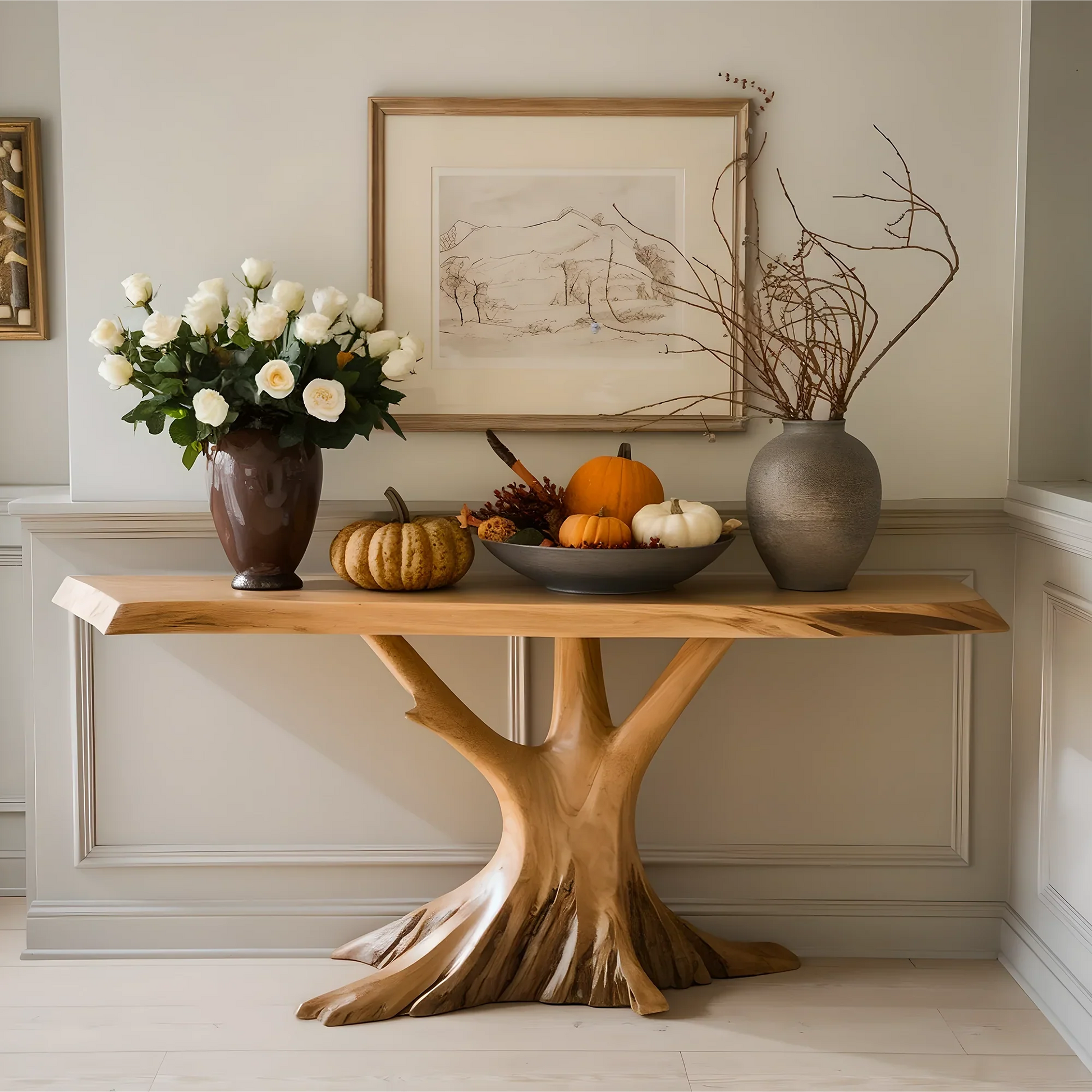 Wooden Console Table - Superior Durability And Natural Beauty 