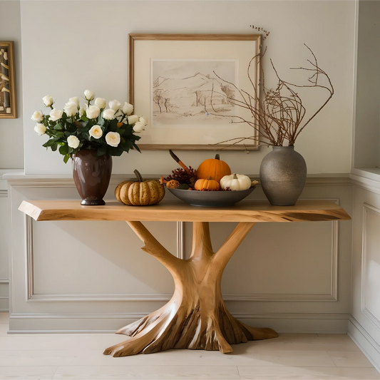 Wooden Console Table - Superior Durability And Natural Beauty 